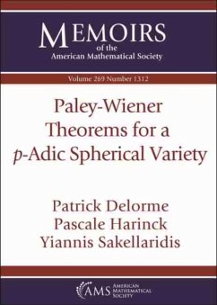 Paley-Wiener Theorems for a $p$-Adic Spherical Variety - Delorme, Patrick; Harinck, Pascale; Sakellaridis, Yiannis