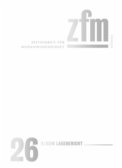 Cover Zeitschrift für Medienwissenschaft 26 (eBook, ePUB)