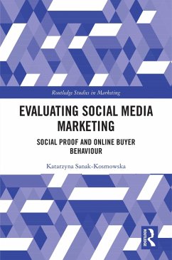 Evaluating Social Media Marketing (eBook, ePUB) - Sanak-Kosmowska, Katarzyna