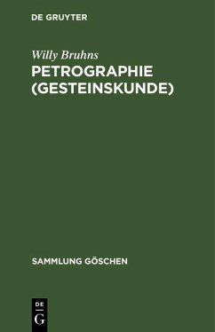Cover Petrographie (Gesteinskunde) (eBook, PDF)