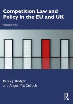 Cover Competition Law and Policy in the EU and UK (eBook, ePUB)
