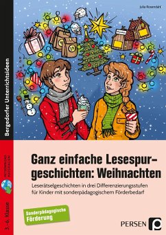 Ganz einfache Lesespurgeschichten: Weihnachten - Rosendahl, Julia