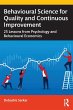 Behavioural Science for Quality and... - Bild 1