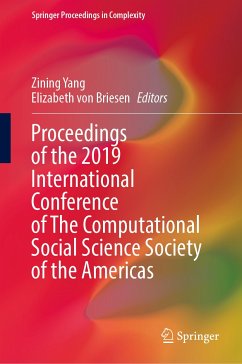 Proceedings of the 2019 International Conference of The Computational Social Science Society of the Americas (eBook, PDF)