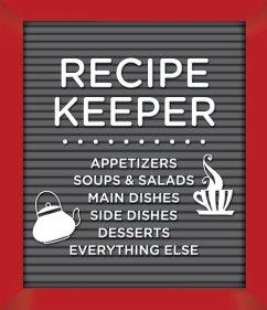 Small Recipe Binder - Recipe Keeper (Letterboard) - Write in Your Own Recipes - New Seasons; Publications International Ltd