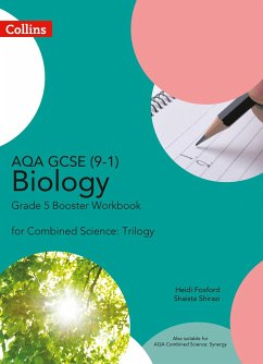 Cover Aqa GCSE Biology 9-1 for Combined Science Grade 5 Booster Workbook