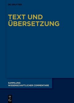 Cover Text und Übersetzung (eBook, PDF)