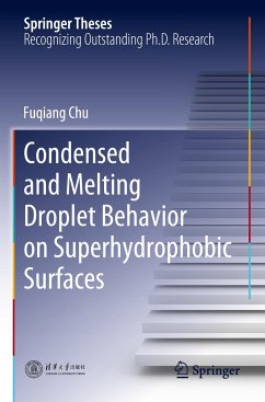 Condensed and Melting Droplet Behavior on Superhydrophobic Surfaces - Chu, Fuqiang