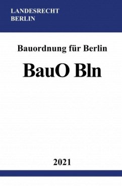 Bauordnung für Berlin (BauO Bln) - Studier, Ronny