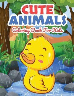 Cute Animals Coloring Book for Kids - Tonpublish