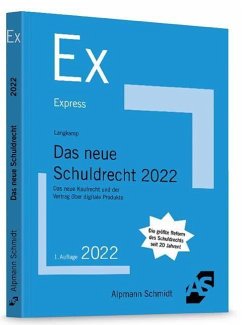 Das neue Schuldrecht 2022 - Langkamp, Tobias