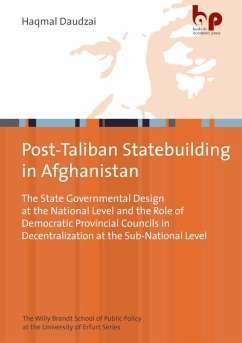 The State-Building Dilemma in Afghanistan (eBook, PDF) - Daudzai, Haqmal