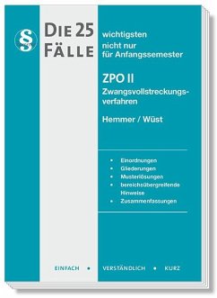 Die 25 wichtigsten Fälle ZPO II - Hemmer, Karl-Edmund;Wüst, Achim;Haubold