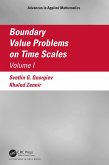 Boundary Value Problems on Time Scales, Volume I (eBook, PDF)
