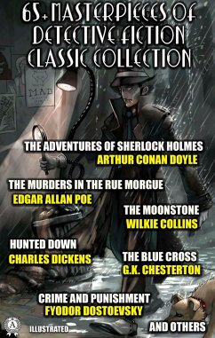 Cover 65+ Masterpieces of Detective Fiction Classic Collection. Illustrated (eBook, ePUB)
