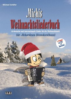 Cover Michis Weihnachtsliederbuch für Akkordeon (Standardbass)