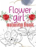 Flower girl coloring book