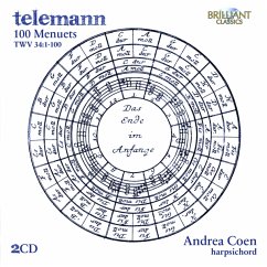 Telemann:100 Menuets Twv 34:1-100 - Coen,Andrea