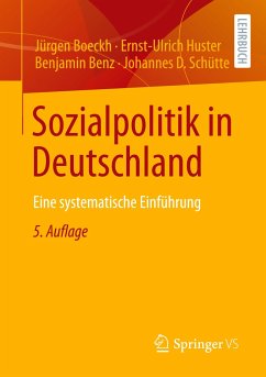 Sozialpolitik in Deutschland - Boeckh, Jürgen;Huster, Ernst-Ulrich;Benz, Benjamin