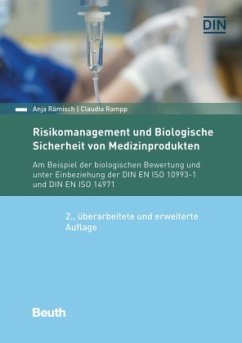 Risikomanagement und Biologische Sicherheit von Medizinprodukten - Buch mit E-Book, m. 1 Buch, m. 1 Beilage - Rampp, Claudia;Rämisch, Anja