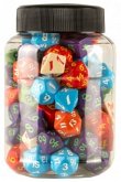 Pegasus QWOMIX07 - Round Jar of Classic RPG Dice (80)