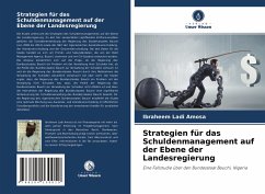 Cover Strategien für das Schuldenmanagement auf der Ebene der Landesregierung