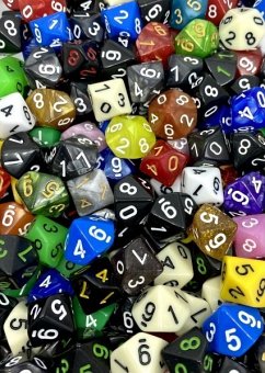 Cover Pegasus DIC70785 - Würfelset D10 Mix-Set (30)