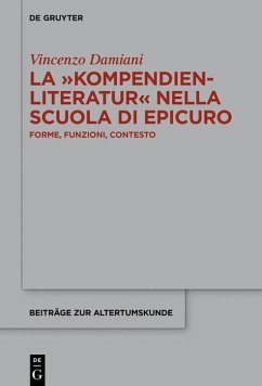 Cover La ?Kompendienliteratur? nella scuola di Epicuro (eBook, PDF)
