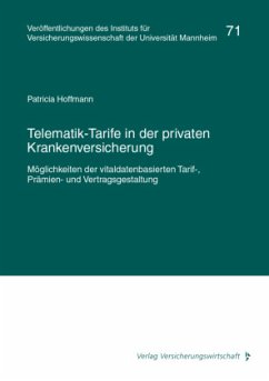 Telematik-Tarife in der privaten Krankenversicherung - Hoffmann, Patricia