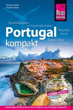 Reise Know-How Reiseführer Portugal kompakt - Köthe, Friedrich;Schetar, Daniela