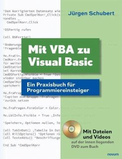 Mit VBA zu Visual Basic - Schubert, Jürgen