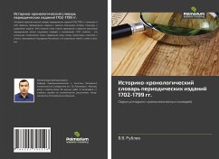 Cover Istoriko-hronologicheskij slowar' periodicheskih izdanij 1702-1799 gg.