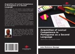 Acquisition of Lexical Competence in Portuguese as a Second Language - Nauege, João Muteteca