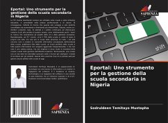 Eportal: Uno strumento per la gestione della scuola secondaria in Nigeria - Mustapha, Sodruldeen Temitayo