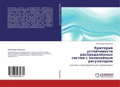 Kriterij ustojchiwosti raspredelönnyh sistem s nelinejnym regulqtorom - Chernyshew, Alexandr