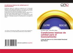 Condiciones básicas de calidad para el licenciamiento - Ríos López, Luis;Ríos López, Rosa