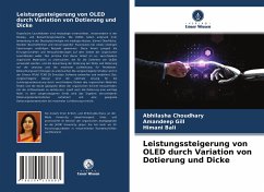 Leistungssteigerung von OLED durch Variation von Dotierung und Dicke - Choudhary, Abhilasha;Gill, Amandeep;Bali, Himani