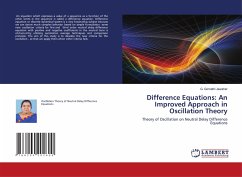 Difference Equations: An Improved Approach in Oscillation Theory - Jawahar, G. Gomathi