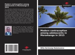 Modern contraception among adolescents in Moramanga in 2015 - Rakotonaivo, Willy Herimonjy