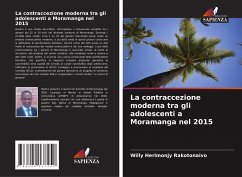 La contraccezione moderna tra gli adolescenti a Moramanga nel 2015 - Rakotonaivo, Willy Herimonjy