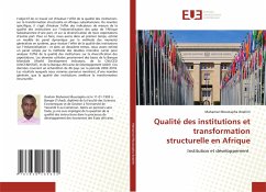 Qualité des institutions et transformation structurelle en Afrique - Ibrahim, Mahamat Moustapha