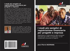 Cover I modi più semplici di registrazione finanziaria per progetti e imprese