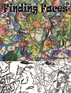 Cover Finding Faces Coloring Book I.