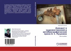 Anekdot w hudozhestwennoj i awtobiograficheskoj proze A. S. Pushkina - Shaposhnikow, Jurij