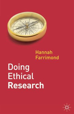 Doing Ethical Research (eBook, ePUB) - Farrimond, Hannah