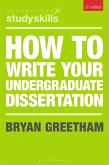 How to Write Your Undergraduate Dissertation (eBook, ePUB)