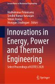 Innovations in Energy, Power and Thermal Engineering (eBook, PDF)