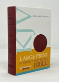 KJV Large Print Compact Reference Bible (Bonded Leather, Burgundy, Red Letter)