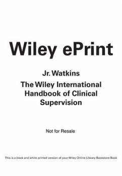 The Wiley International Handbook of Clinical Supervision