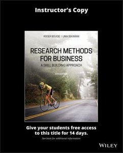 Research Methods for Business: A Skill Building Approach, 8e Evaluation Copy - Bougie, Roger; Sekaran, Uma